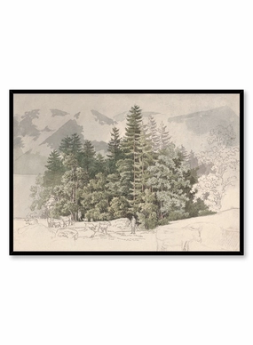 Alpine Landscape, Posterpop culture themed posters