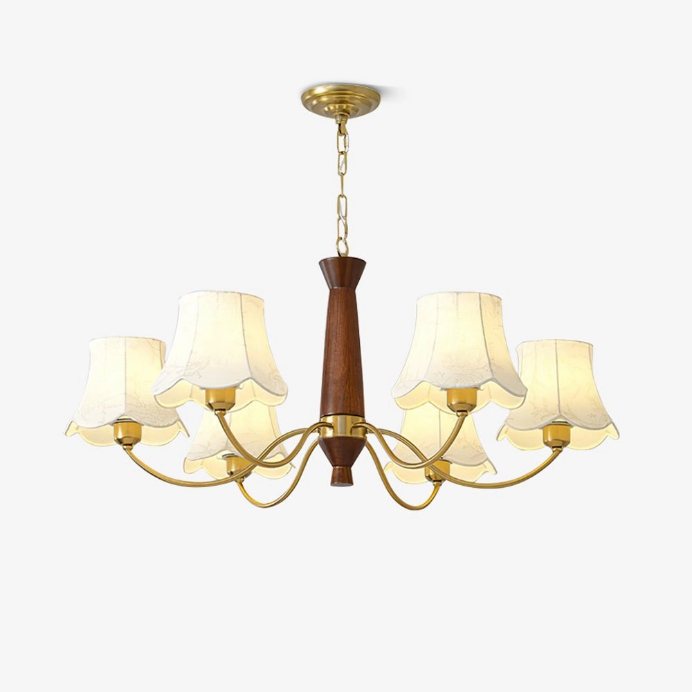 Alyssa Fabric Chandelierrustic chandelier,bedroom chandelier 