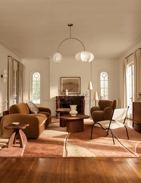 Amalfi Hand-Knotted Wool Rug by Aimee Songmodern color block patchwork rug