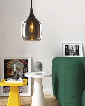 Amber Glow Glass Pendantmodern wall lamp,smart wall lamp