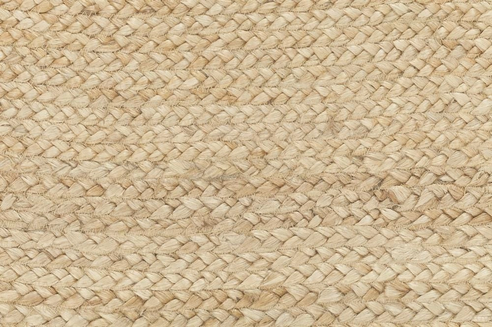 Amber Natural Braided Oval Jute Rug