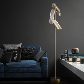 Ambrose Gold Floor Lamptable lamp,smart table lamp