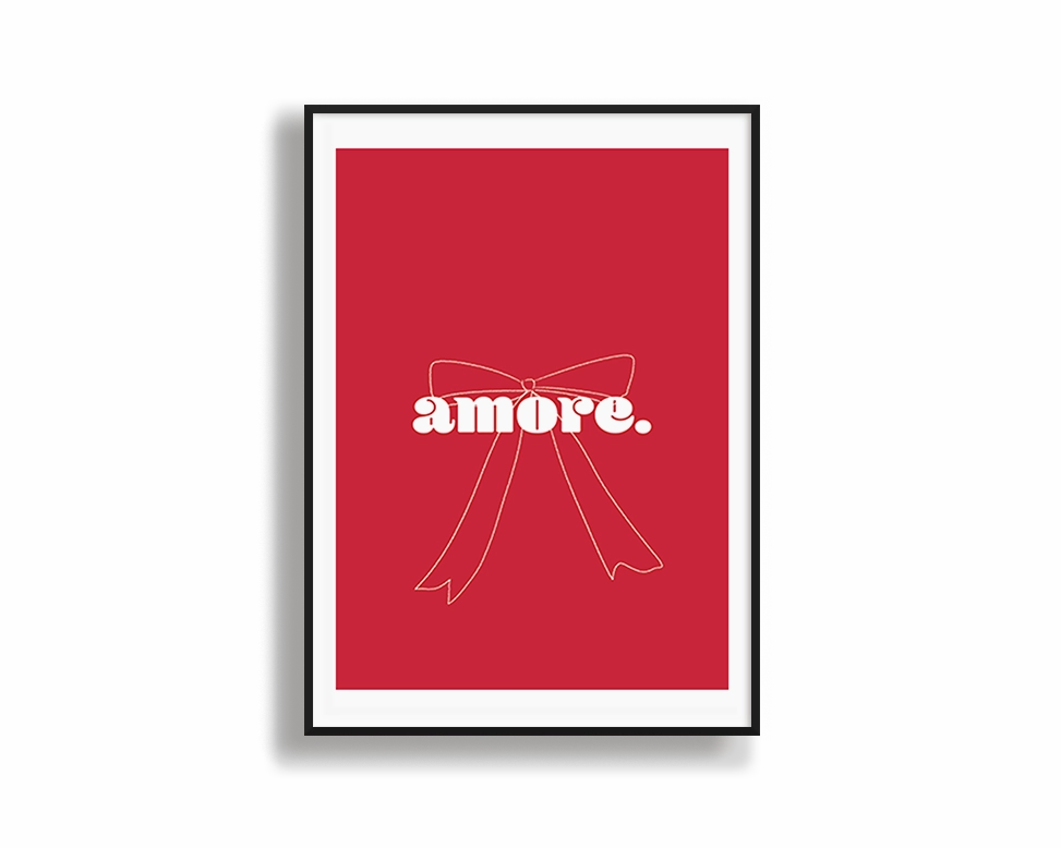 Amore Ribbonmodern abstract painting decor