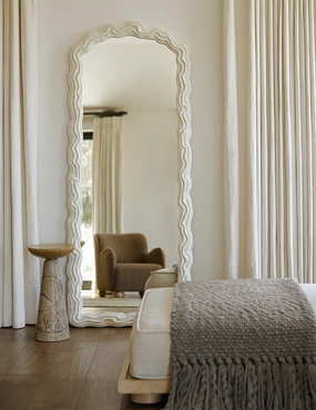 Anastasia Floor Mirror by Sarah Sherman Samuelnordic style wall decor