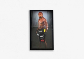 Anderson Silva Hand Signed Glove - Framedhandmade souvenirs