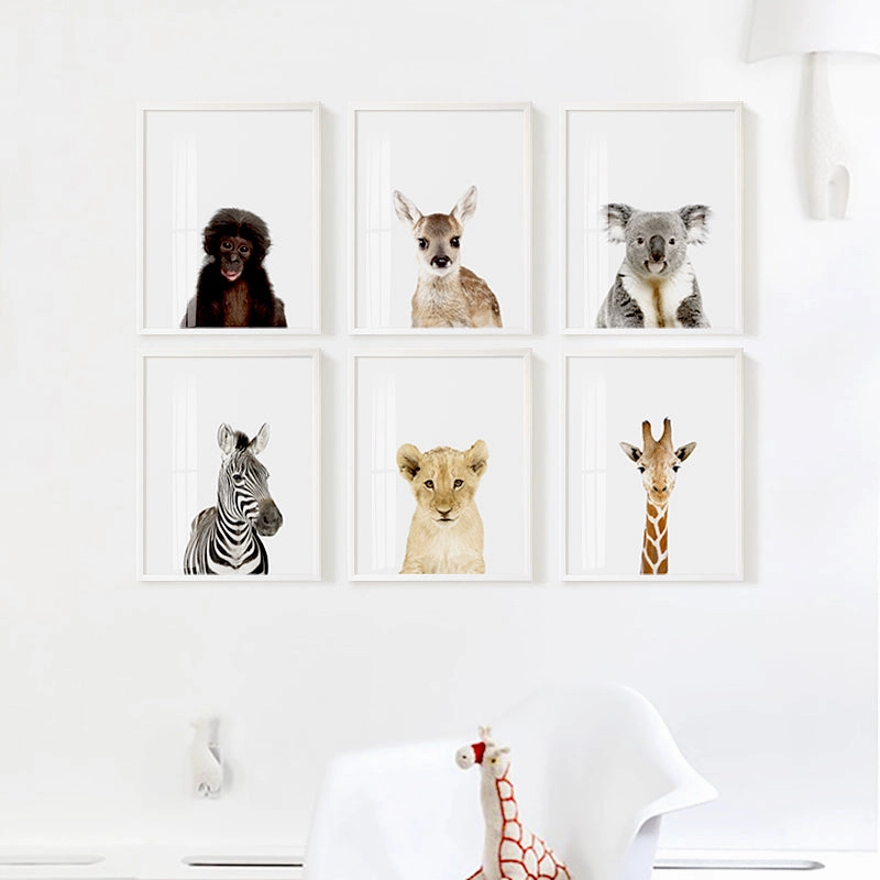 Animal Wall Arts for Kids Room