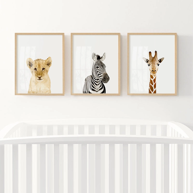 Animal Wall Arts for Kids Room