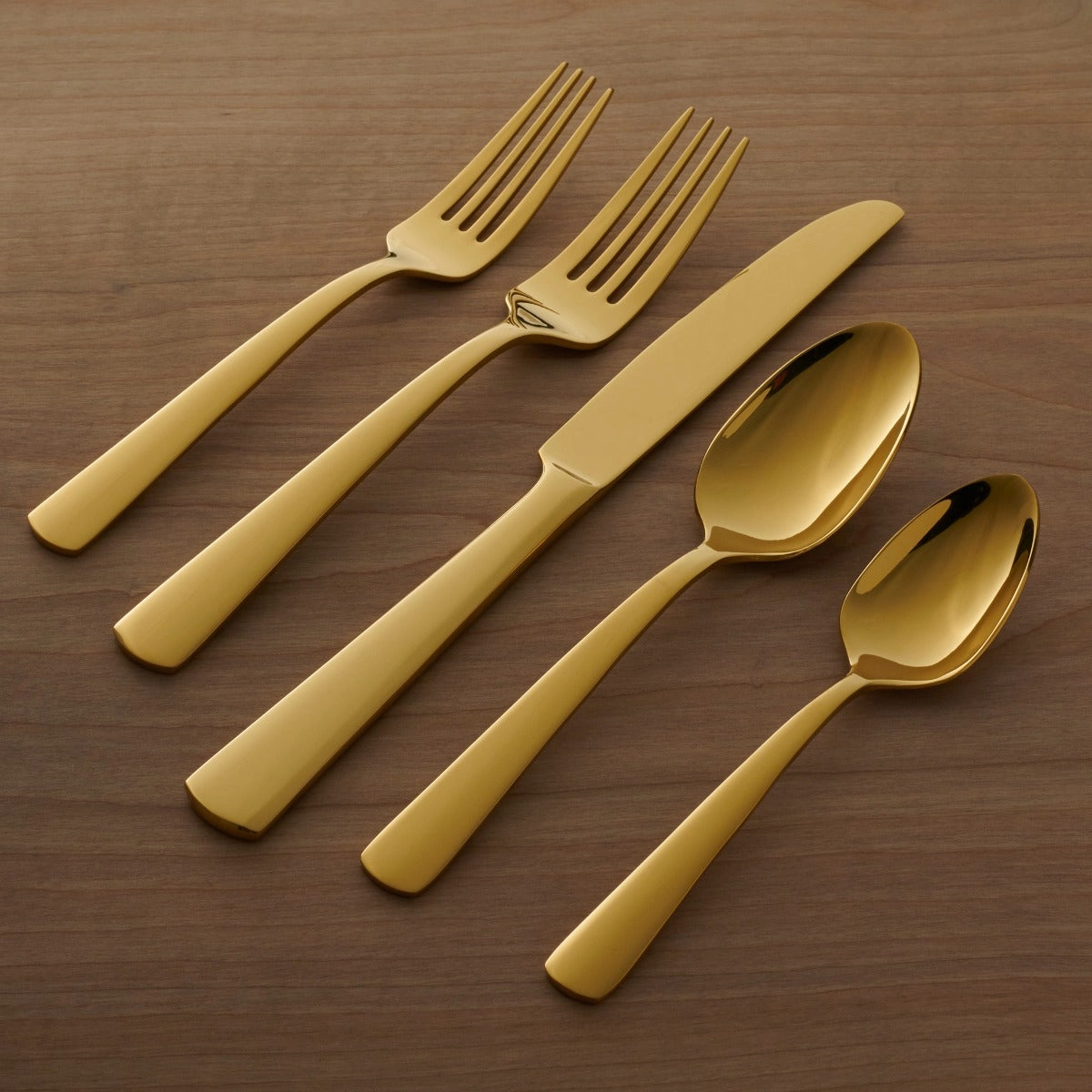 Aptitude Gold 20 Piece Flatware Set