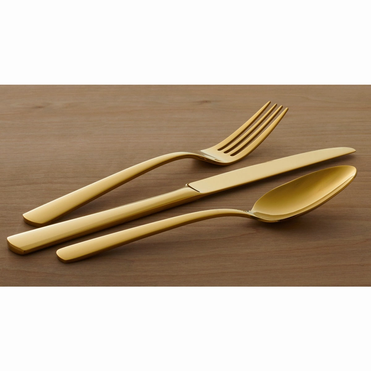 Aptitude Gold Mirror 23 Piece Flatware Set