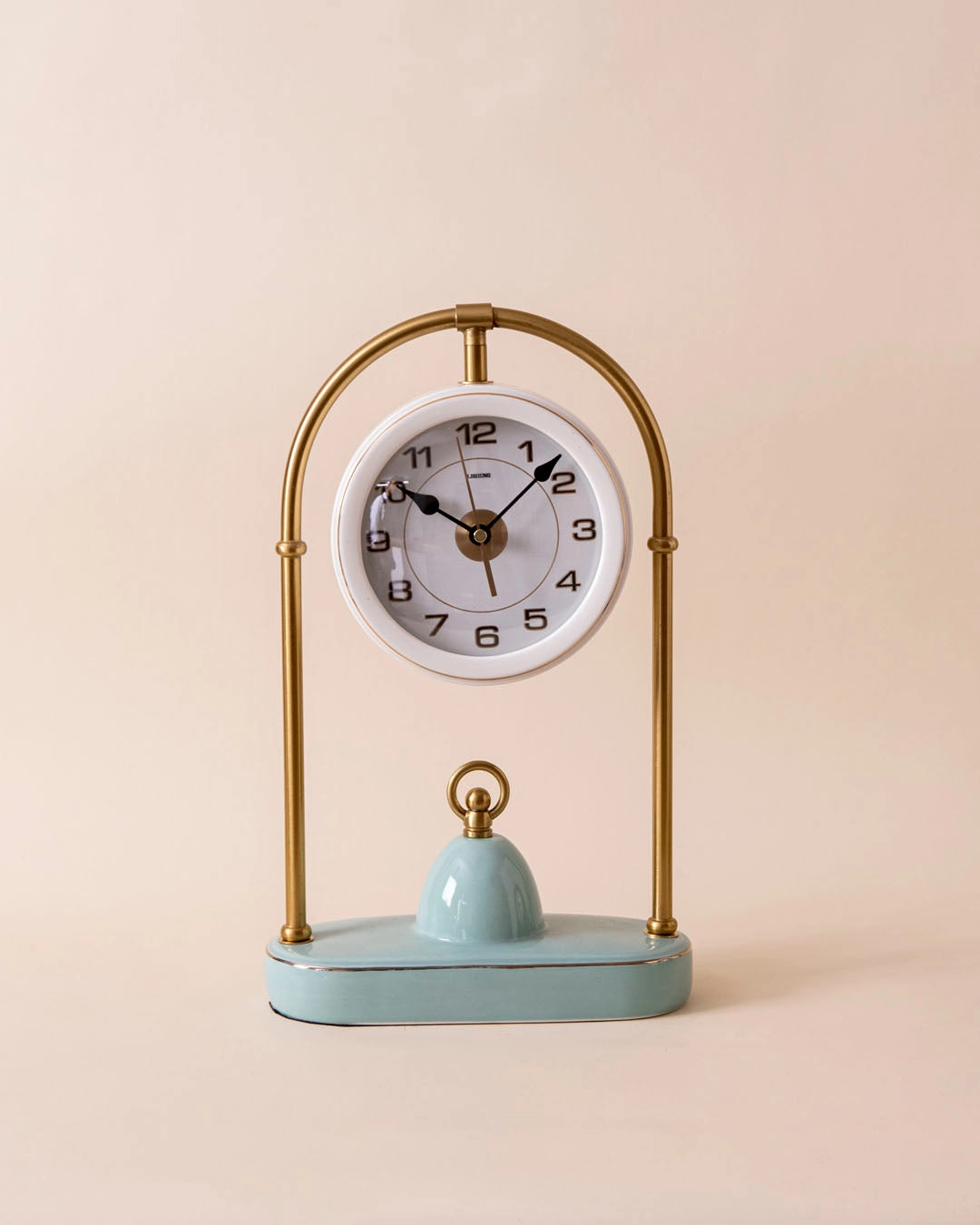 Aqua Serenity Deer Table Clock - Set Of 3