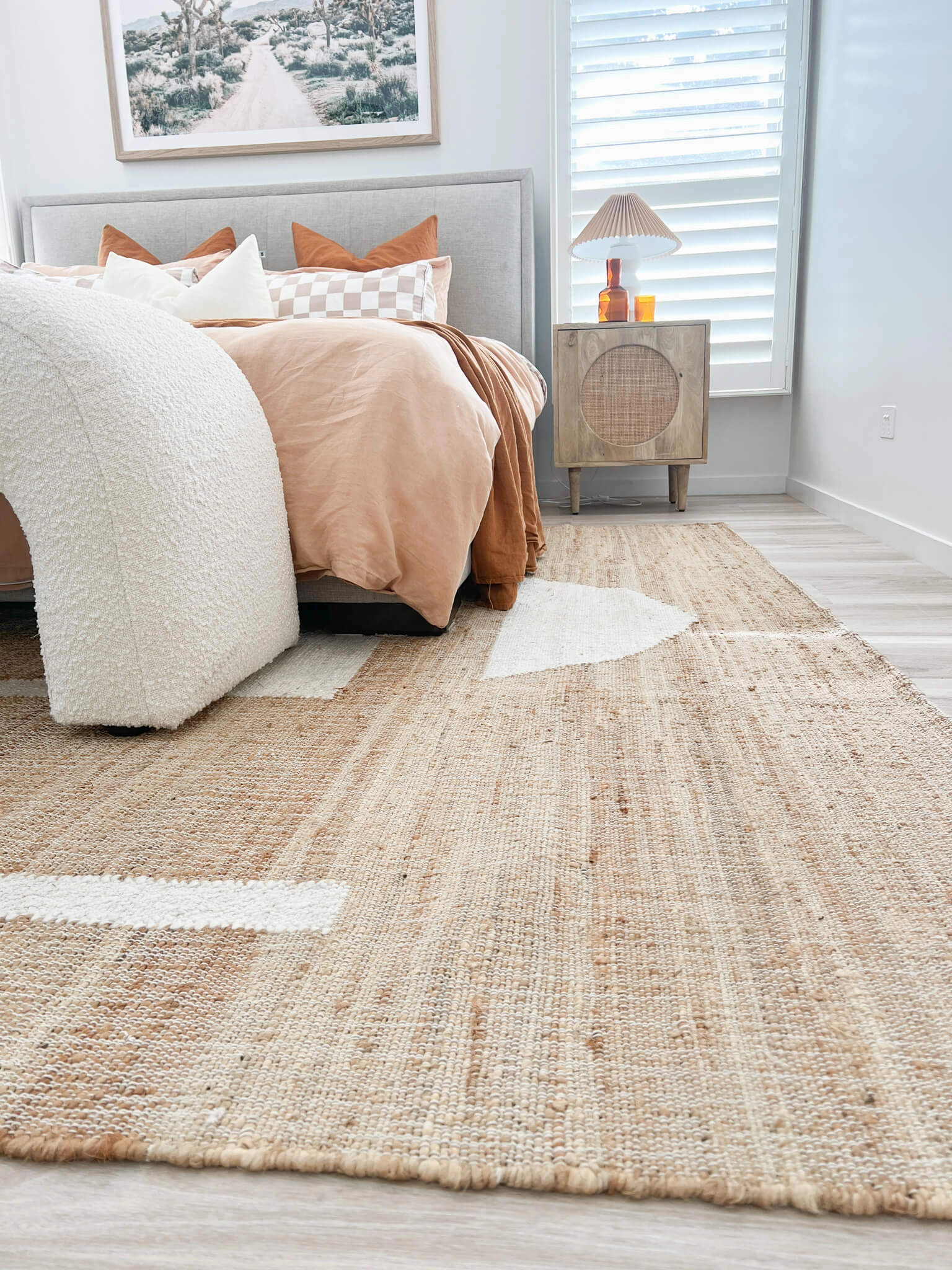 Aranda Brown and Cream Rug *NO RETURNS UNLESS FAULTY