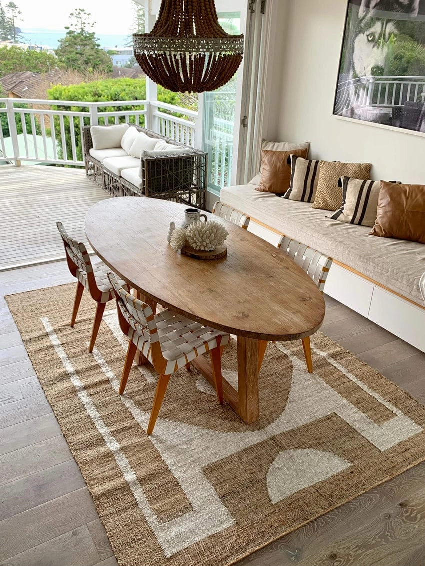 Aranda Brown and Cream Rug *NO RETURNS UNLESS FAULTY