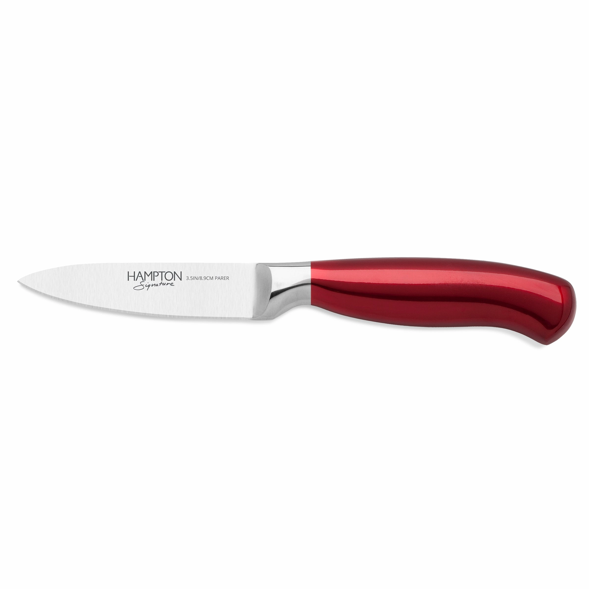 Argentum Red 3.5" Paring Knife with Clear Blade Guardmodern kitchen decor ,kitchen dinner set ,dinnerware 