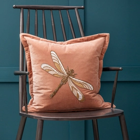 Aria Embroidered Feather Cushion Pinkbedding sets ,throw blankets 