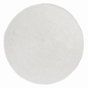 Arlenis Ivory Crochet Indoor Outdoor Round Rugmodern color block patchwork rug