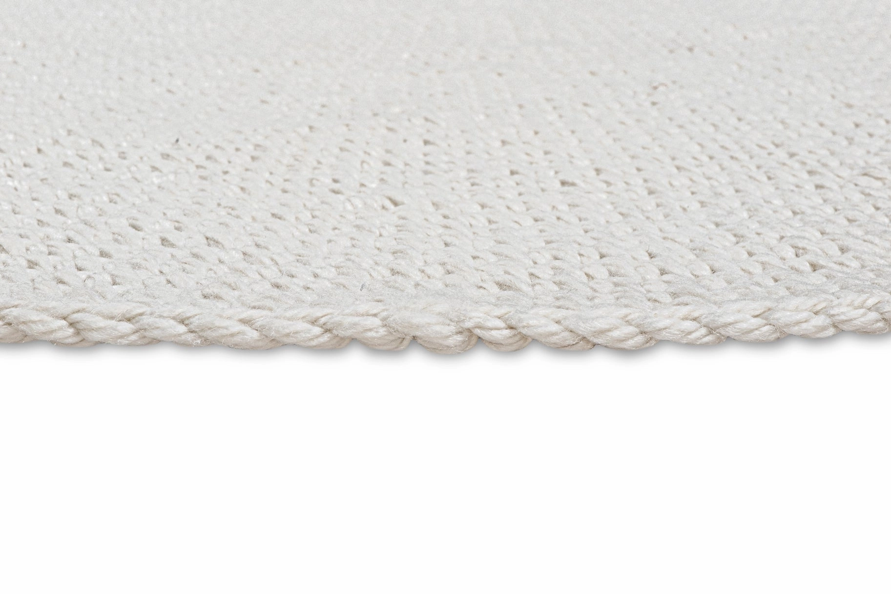 Arlenis Ivory Crochet Indoor Outdoor Round Rug