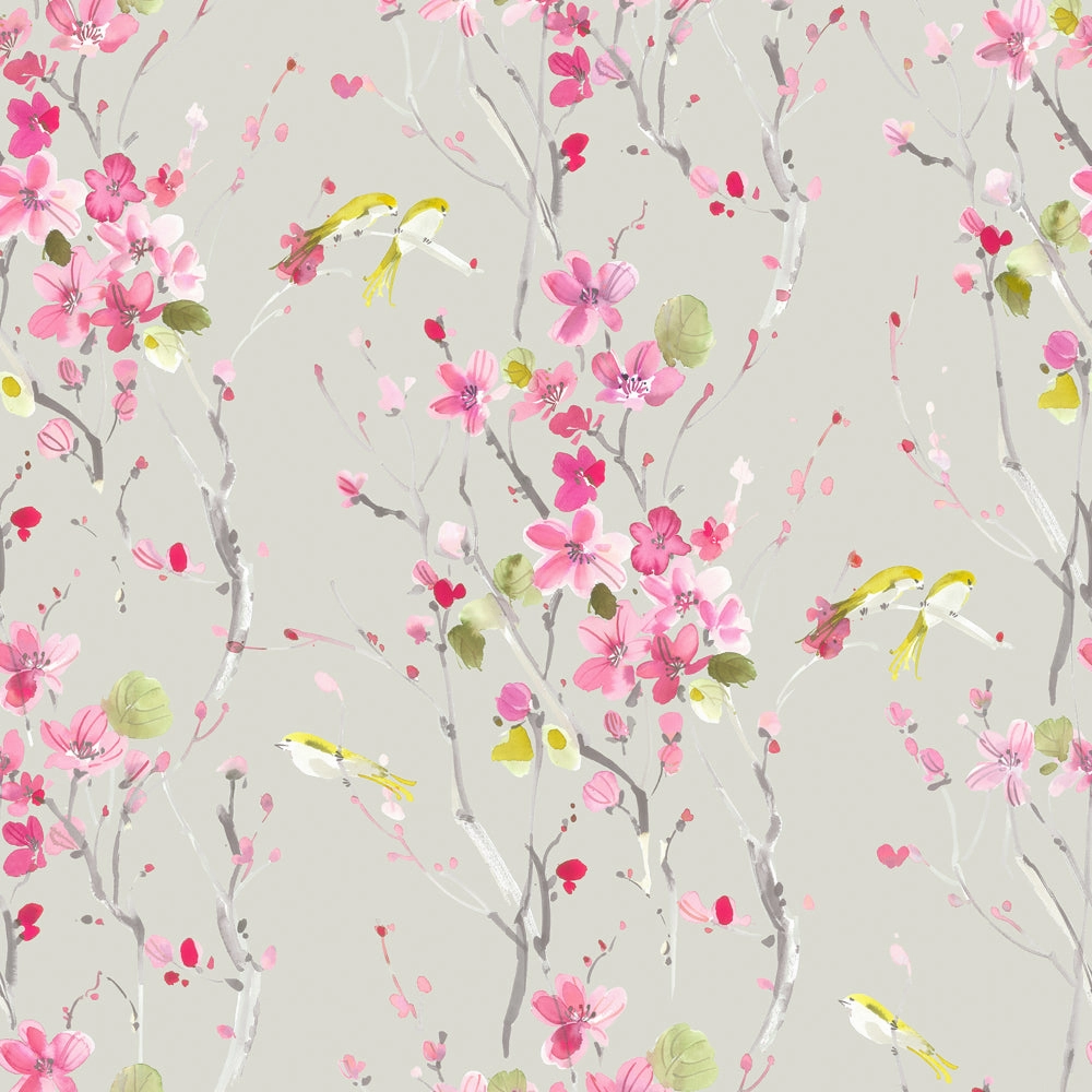 Armathwaite Printed Cotton Made to Measure Roman Blinds Blossom/Sand