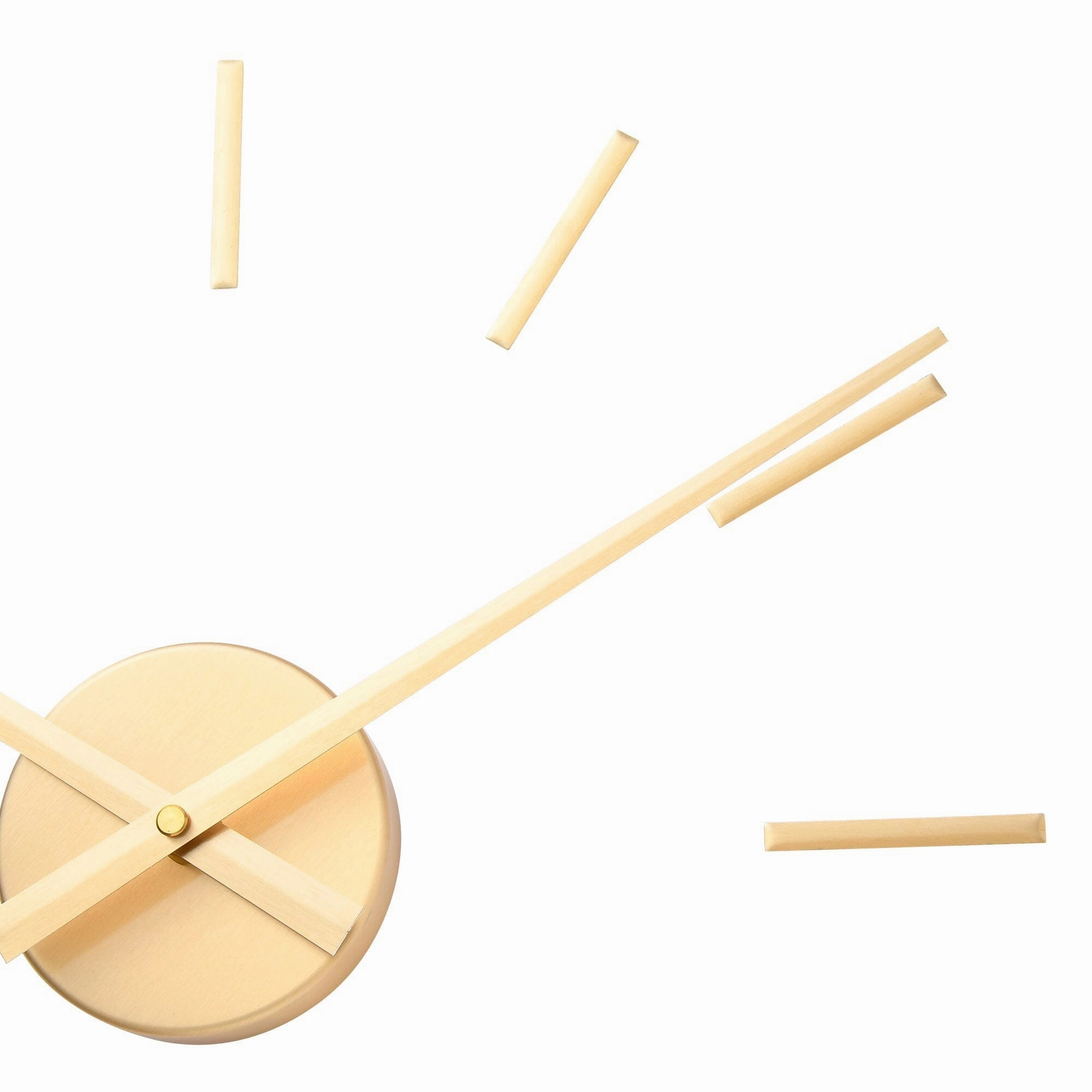 Art Wall Clock Gold