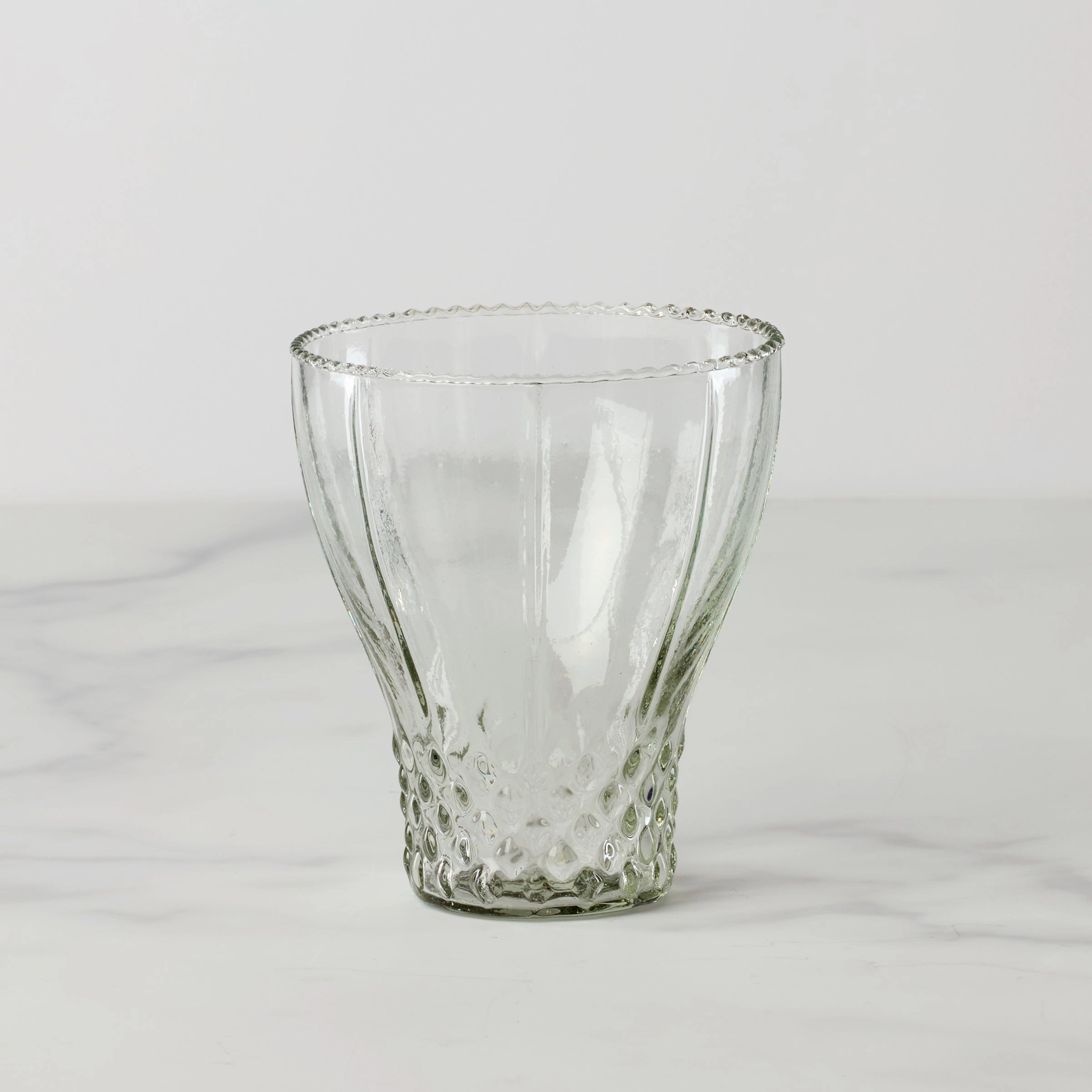 Artisan-Crafted Ruffled Bell Glassglass cups ,personalized mugs 