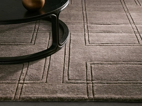 Asher Hand-Knotted Rugmodern color block patchwork rug