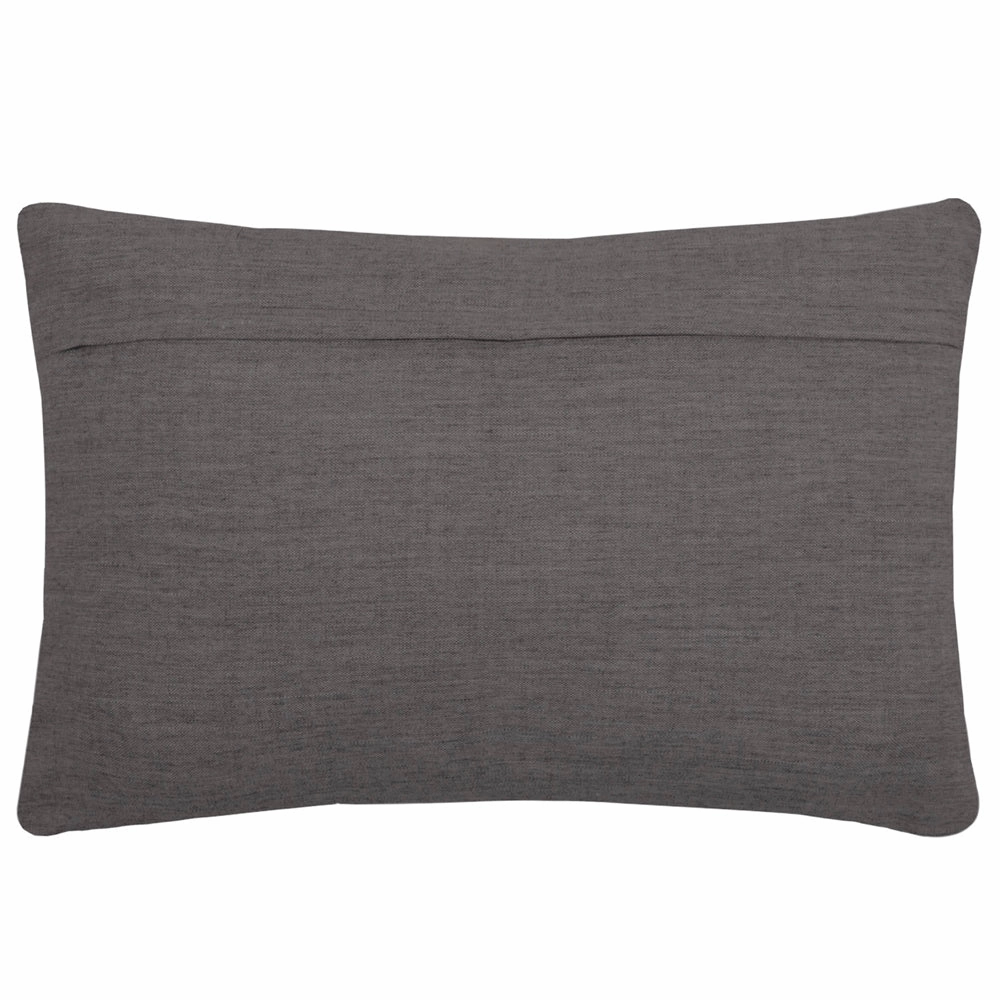Aspin Embroidered Feather Cushion Dusk