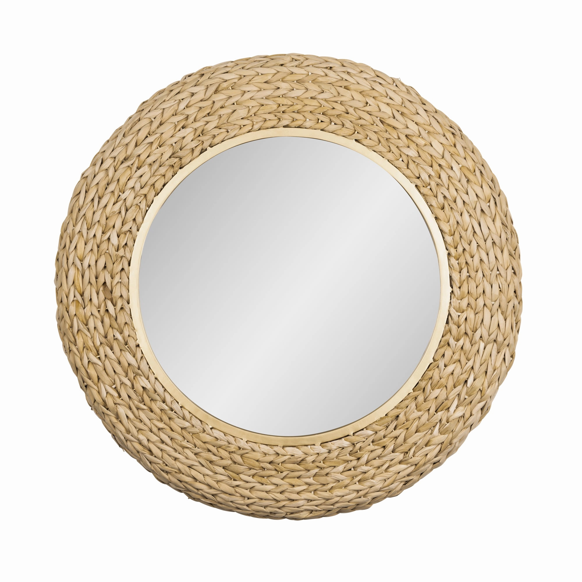 Athena 457MI30FGN 30-Inch Round Wall Mirror - Natural Seagrasswall mounted decorative mirror,full length dressing mirror