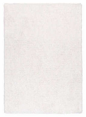 Athena Ivory Handmade Shag Rugmodern color block patchwork rug