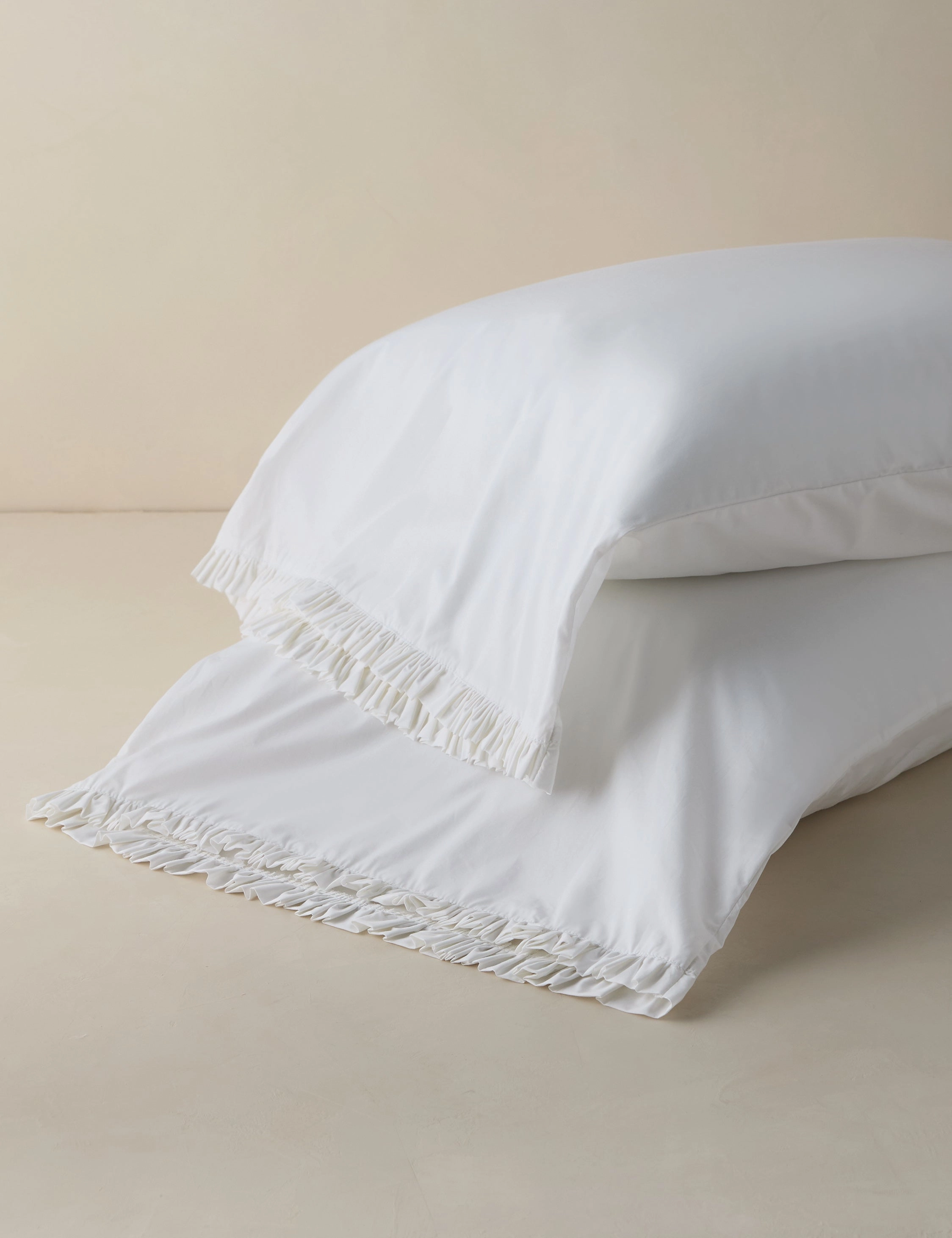 Audrey Ruffle Pillowcase (Set of 2) by Pom Pom at Home