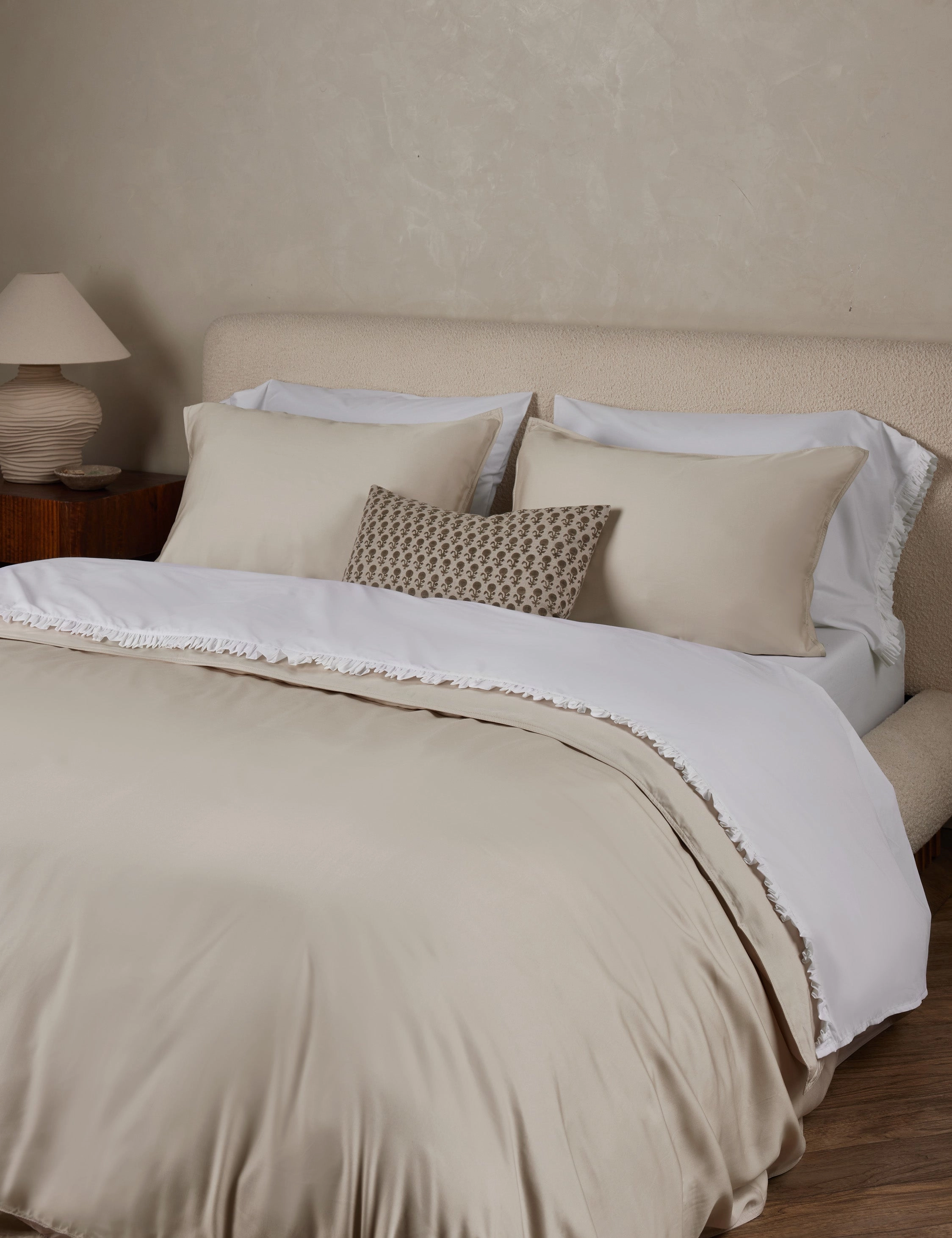 Audrey Ruffle Pillowcase (Set of 2) by Pom Pom at Home