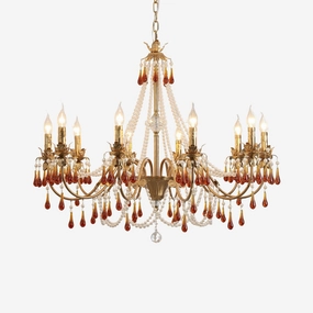 Aureate Amber Crystal Chandelierrustic chandelier,bedroom chandelier 