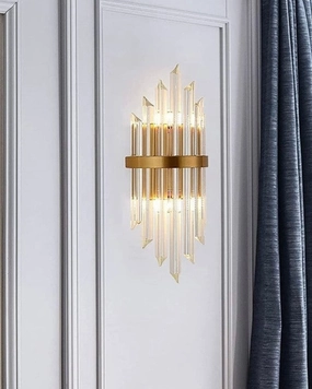 Aurora Crown Crystal Wall Sconcemodern wall lamp,smart wall lamp
