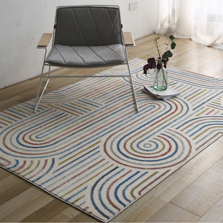 Austin Retro Lines Rug