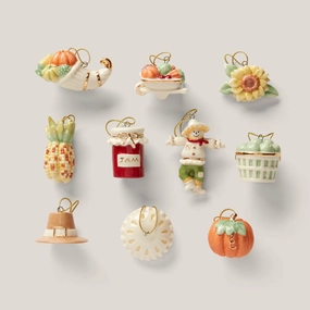 Autumn Favorites 10-Piece Ornament Sethalloween party decor ,outdoor halloween decor 