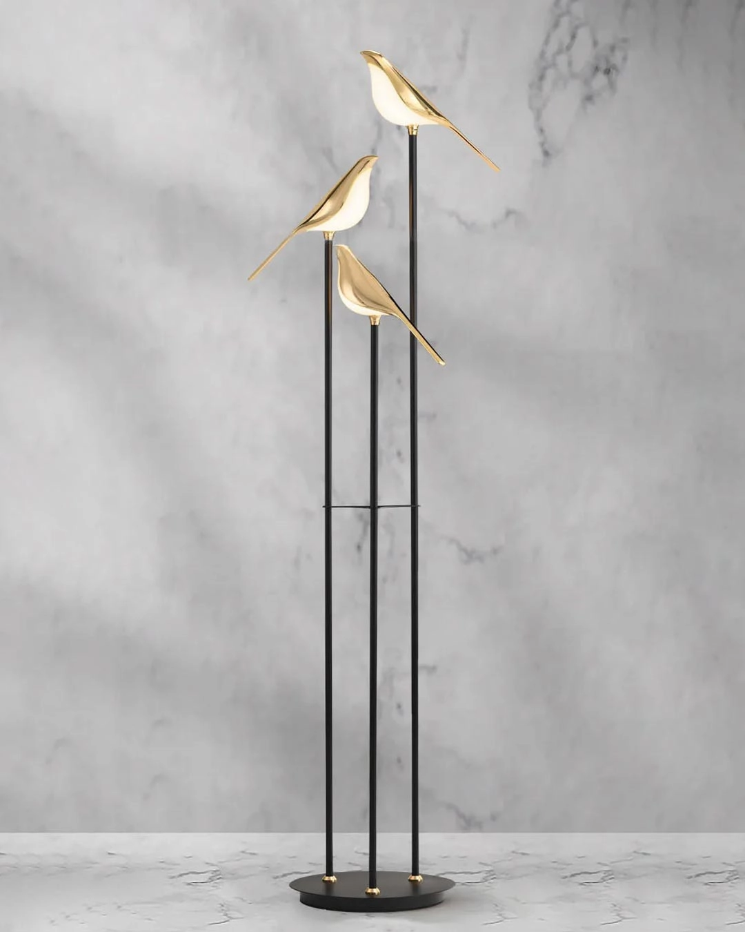 Aves 3-Bird Ambient Floor Lamp