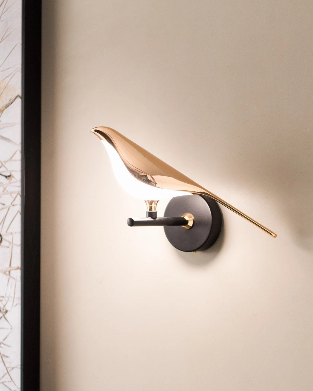 Aves Sitting Bird Wall Sconces