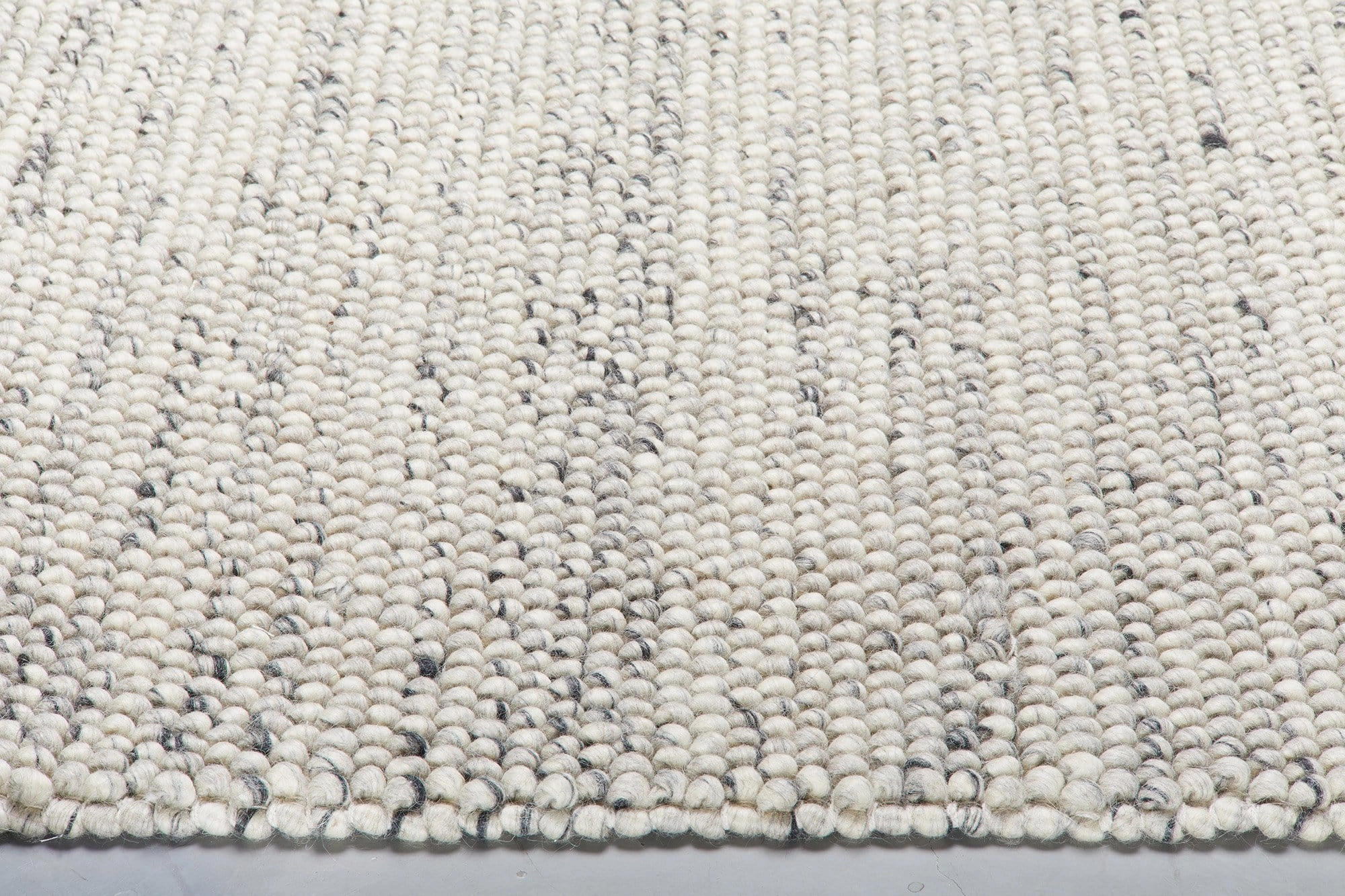 Azizah Marble Grey Looped Wool Rug *NO RETURNS UNLESS FAULTY