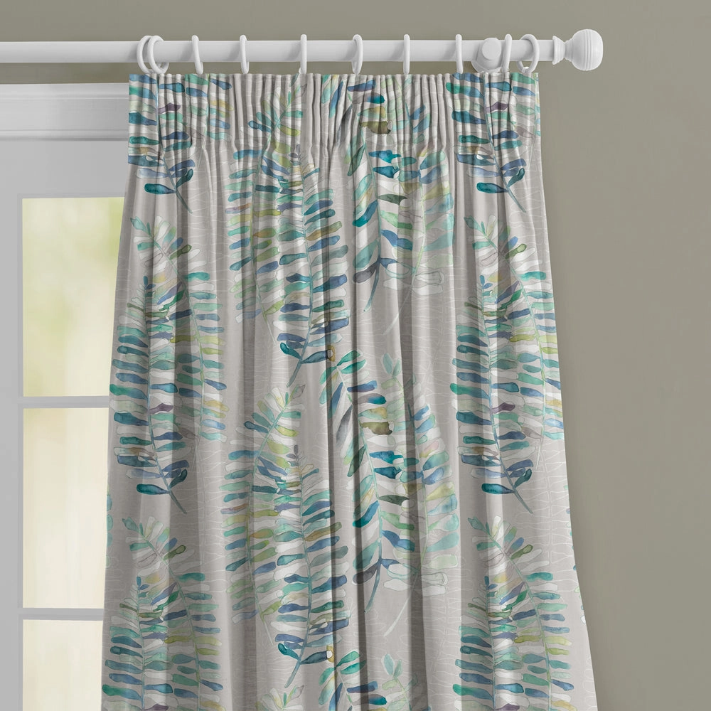 Azolla Printed Made to Measure Curtains Capri