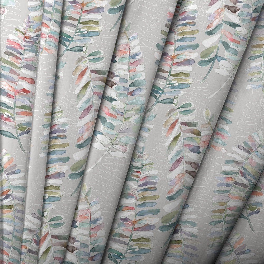 Azolla Printed Made to Measure Curtains Cinnamon