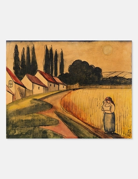 Ba?uerin mit Kind (Farmer's Wife with Child) Print by Anita Re?enordic style wall decor