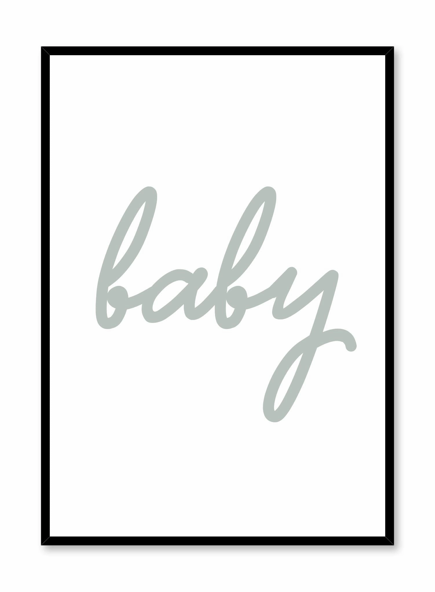 Baby in Green, Posterpop culture themed posters