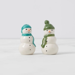 Balsam Lane Snowman Salt & Pepper Setmodern kitchen decor ,kitchen dinner set ,dinnerware 