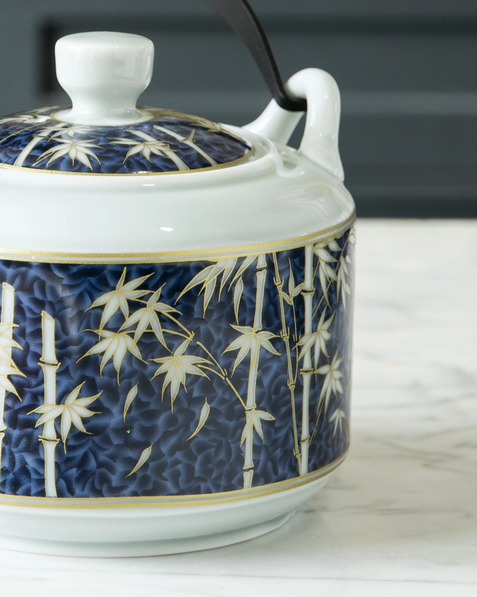 Bamboo Ceramic Tea Kettle