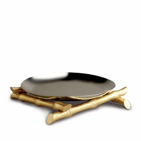 Bambou Round Platternordic style desktop ornaments