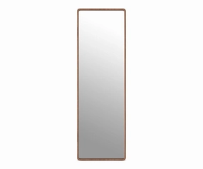 Baptisia 74" Mirror - Walnutwall mounted decorative mirror,full length dressing mirror