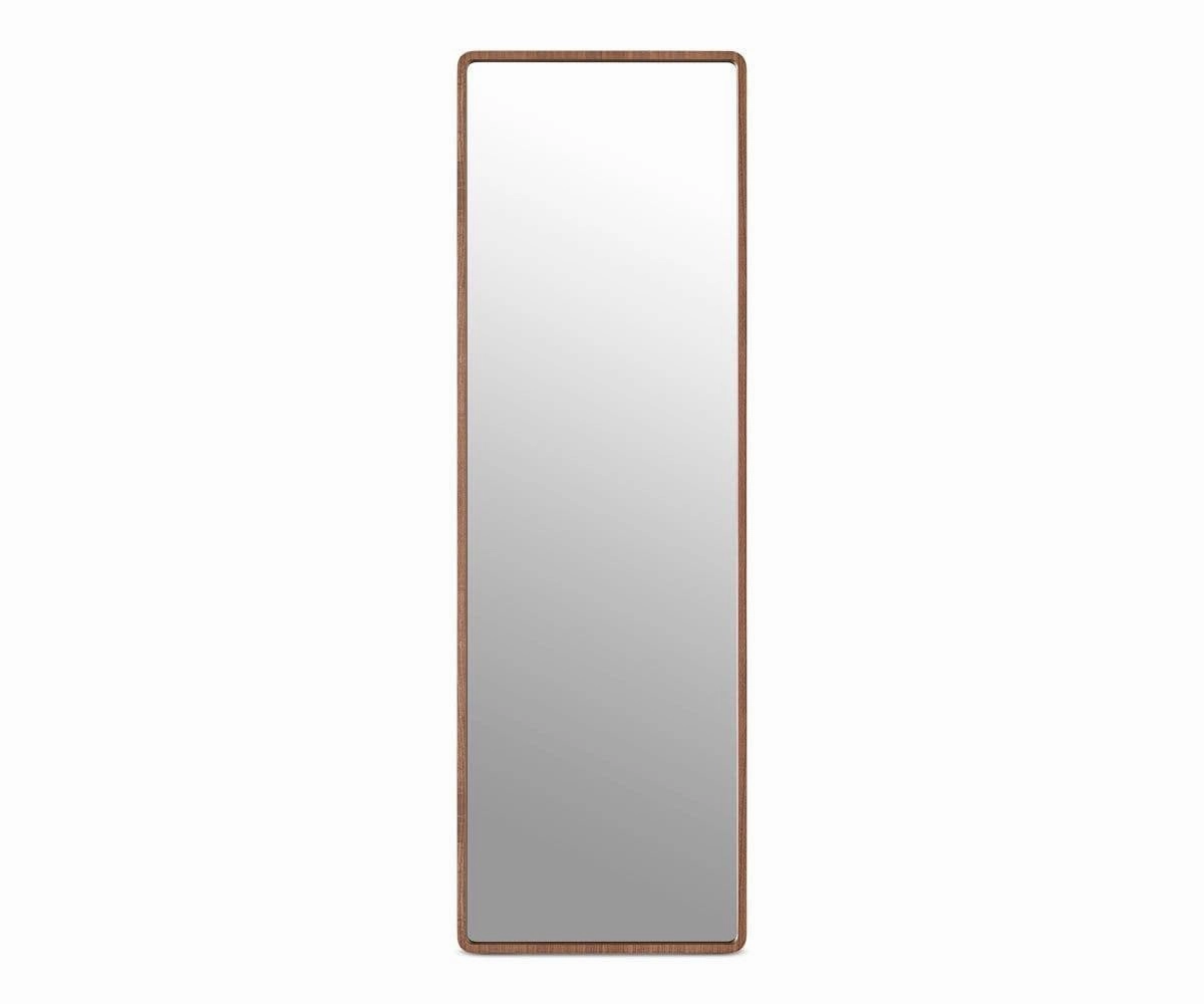 Baptisia 74" Mirror - Walnutwall mounted decorative mirror,full length dressing mirror