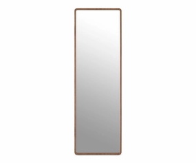 Baptisia 74" Mirror - Walnutwall mounted decorative mirror,full length dressing mirror