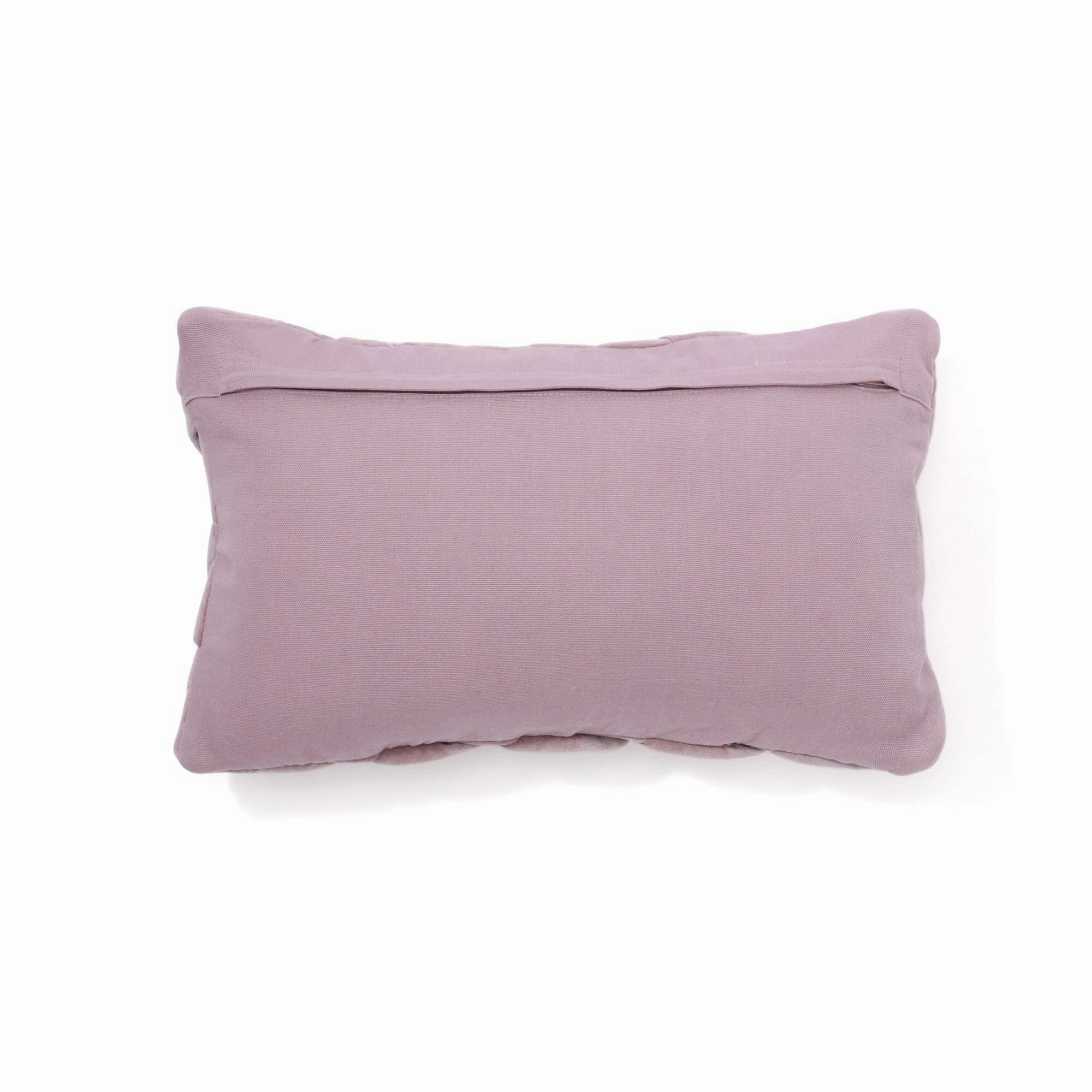 Basket Woven Cushion Cover 400 X 250 Purple
