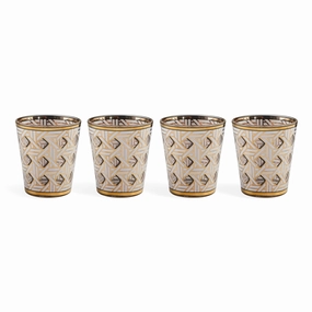 Basketweave Glassware Setmodern kitchen decor ,kitchen dinner set ,dinnerware 