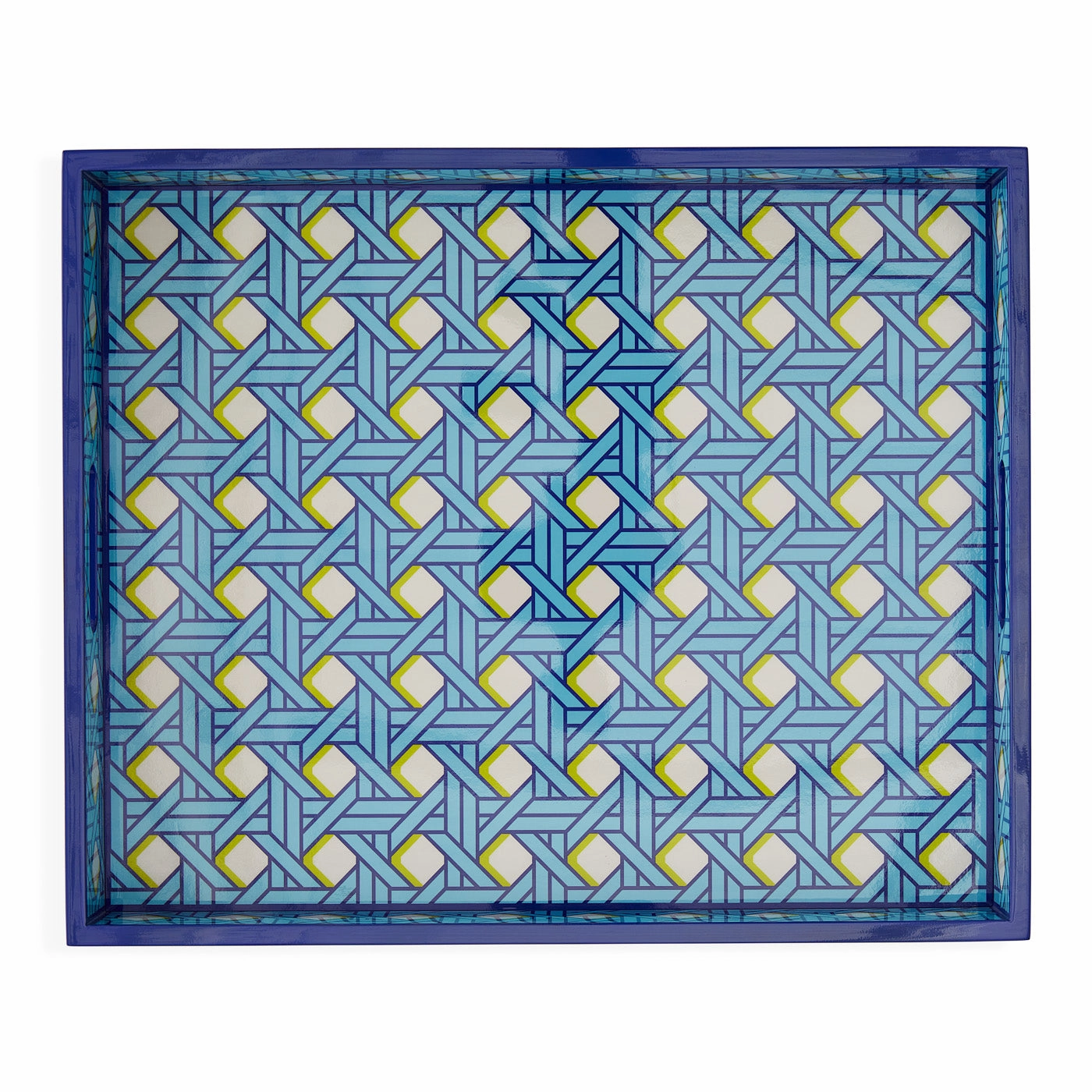 Basketweave Lacquer Tray