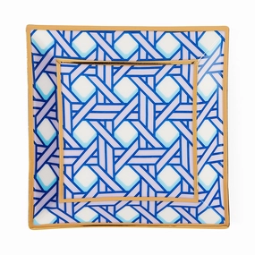 Basketweave Square Trayhandmade ceramic dinnerware set